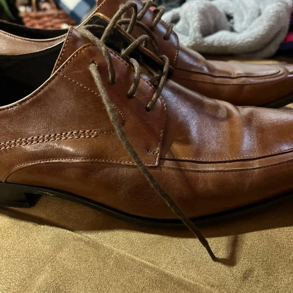 STACY ADAMS Men's Brown Dress Shoes. Size 10M